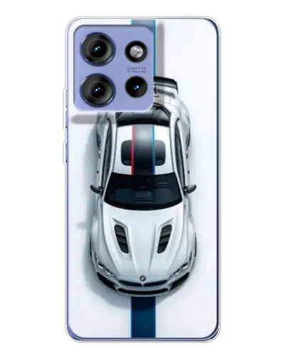 Чехол для Motorola Edge 50 с картинкой «Вид сверху — BMW M»