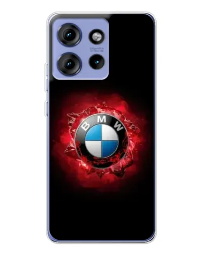 Чехол для Motorola Edge 50 с картинкой «Логотип BMW — вспышка»