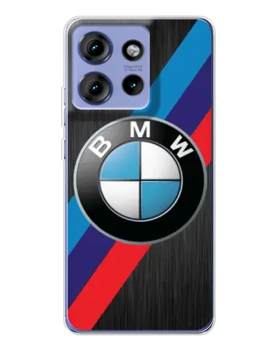 Чехол для Motorola Edge 50 с картинкой «BMW M-stripes стиль»