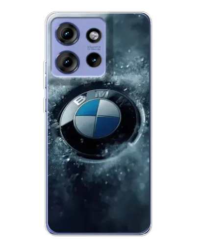 Чехол для Motorola Edge 50 с картинкой «Логотип BMW — лед» Чехол для Motorola Edge 50 с картинкой «Логотип BMW — лед»