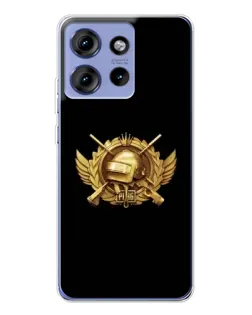 Чехол для Motorola Edge 50 с картинкой «PUBG — оранжевый градиент» Чехол для Motorola Edge 50 с картинкой «PUBG — оранжевый градиент»
