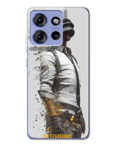 Чехол для Motorola Edge 50 с картинкой «PUBG — боец в пыли» Чехол для Motorola Edge 50 с картинкой «PUBG — боец в пыли»