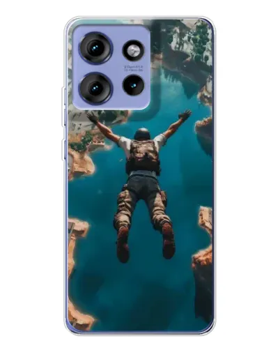 Чехол для Motorola Edge 50 с картинкой «PUBG — свободное падение» Чехол для Motorola Edge 50 с картинкой «PUBG — свободное падение»