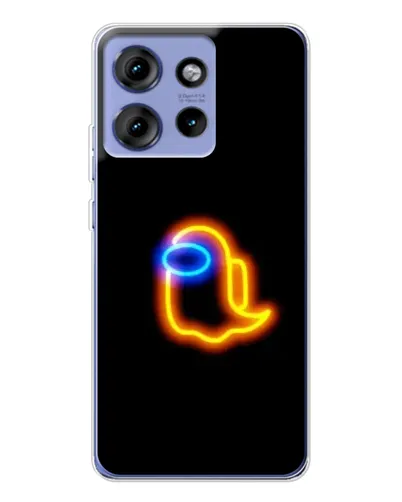 Чехол для Motorola Edge 50 с картинкой «Among Us неоновое сияние» Чехол для Motorola Edge 50 с картинкой «Among Us неоновое сияние»