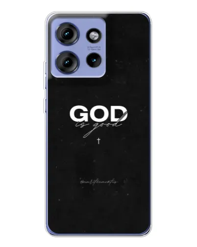 Чехол для Motorola Edge 50 с картинкой «GOD — Бог над всем»