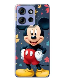 Чехол для Motorola Edge 50 с картинкой «Осенний Mickey Mouse»