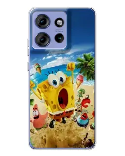 Чехол для Motorola Edge 50 с картинкой «Развлечения на пляже»