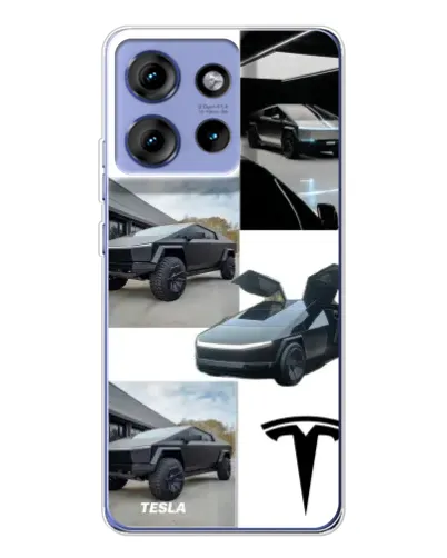 Чехол для Motorola Edge 50 с картинкой «Коллаж Cybertruck Tesla» Чехол для Motorola Edge 50 с картинкой «Коллаж Cybertruck Tesla»