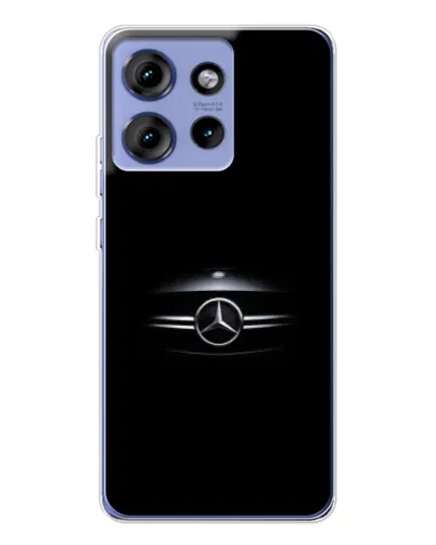 Чехол для Motorola Edge 50 с картинкой «Mercedes — абстрактные линии»