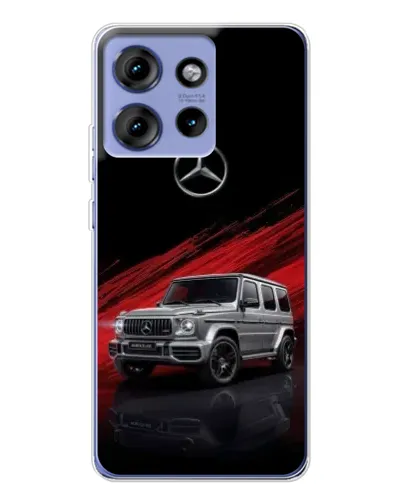 Чехол для Motorola Edge 50 с картинкой «Mercedes G-Class красный»