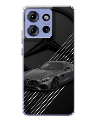 Чехол для Motorola Edge 50 с картинкой «Mercedes AMG — графика»