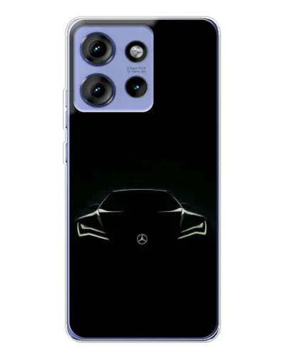 Чохол для Motorola Edge 50 з картинкою «Mercedes — силует авто» Чохол для Motorola Edge 50 з картинкою «Mercedes — силует авто»