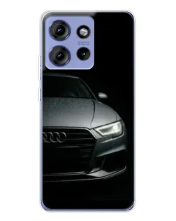 Чехол для Motorola Edge 50 с картинкой «Audi — детализация кузова»