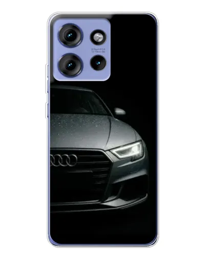 Чехол для Motorola Edge 50 с картинкой «Audi — детализация кузова» Чехол для Motorola Edge 50 с картинкой «Audi — детализация кузова»