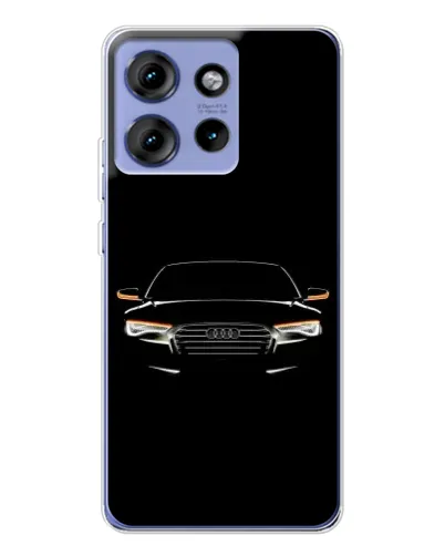 Чехол для Motorola Edge 50 с картинкой «Audi — ночной контур» Чехол для Motorola Edge 50 с картинкой «Audi — ночной контур»