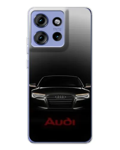 Чехол для Motorola Edge 50 с картинкой «Audi — градиентный контур» Чехол для Motorola Edge 50 с картинкой «Audi — градиентный контур»