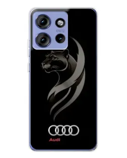 Чохол для Motorola Edge 50 з картинкою «Графіка — пантера та Audi» Чохол для Motorola Edge 50 з картинкою «Графіка — пантера та Audi»