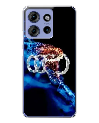 Чехол для Motorola Edge 50 с картинкой «Энергия лого Audi» Чехол для Motorola Edge 50 с картинкой «Энергия лого Audi»