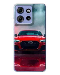 Чохол для Motorola Edge 50 з картинкою «Audi RS — червоний стиль» Чохол для Motorola Edge 50 з картинкою «Audi RS — червоний стиль»