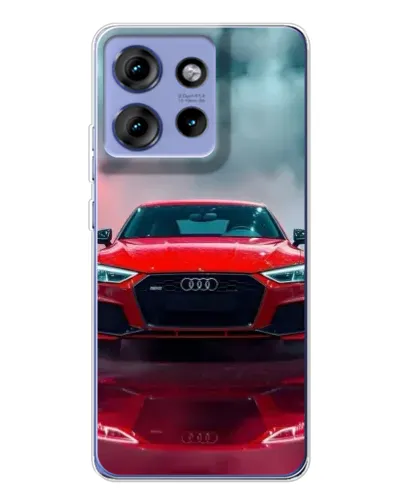 Чехол для Motorola Edge 50 с картинкой «Audi RS — красный стиль» Чехол для Motorola Edge 50 с картинкой «Audi RS — красный стиль»