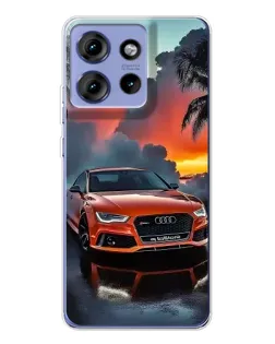 Чохол для Motorola Edge 50 з картинкою «Audi — захід сонця» Чохол для Motorola Edge 50 з картинкою «Audi — захід сонця»