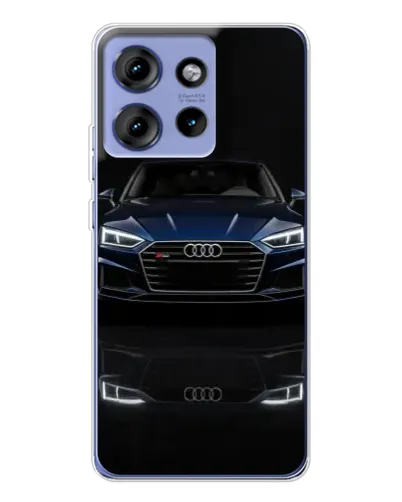 Чехол для Motorola Edge 50 с картинкой «Audi — ночное отражение» Чехол для Motorola Edge 50 с картинкой «Audi — ночное отражение»