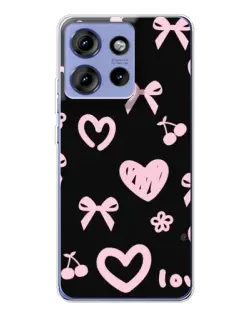 Чохол для Motorola Edge 50 з картинкою «Сатиновий бант» Чохол для Motorola Edge 50 з картинкою «Сатиновий бант»