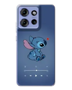 Чохол для Motorola Edge 50 з картинкою «Музичний Stitch» Чохол для Motorola Edge 50 з картинкою «Музичний Stitch»