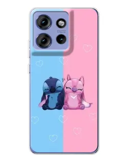 Чохол для Motorola Edge 50 з картинкою «Stitch та Angel Love» Чохол для Motorola Edge 50 з картинкою «Stitch та Angel Love»