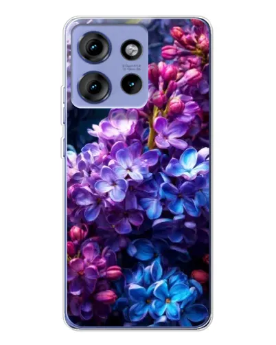 Чохол для Motorola Edge 50 з картинкою «Бузковий цвіт»