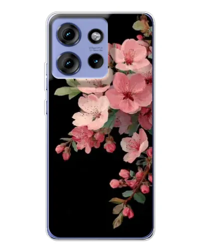 Чохол для Motorola Edge 50 з картинкою «Рожева гілка сакури»