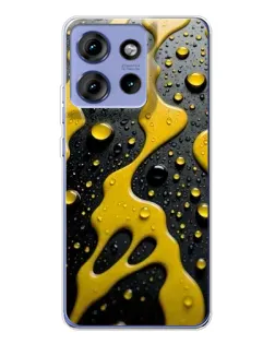 Чехол для Motorola Edge 50 с картинкой «Жидкое желтое золото» Чехол для Motorola Edge 50 с картинкой «Жидкое желтое золото»