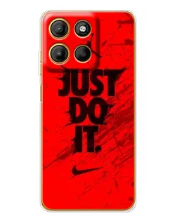 Чехол для Motorola Edge 60 Fusion с картинкой «Nike Just Do It» Чехол для Motorola Edge 60 Fusion с картинкой «Nike Just Do It»
