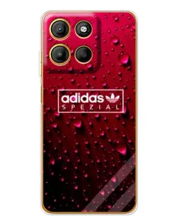 Чехол для Motorola Edge 60 Fusion с картинкой «Adidas Gold Marble»