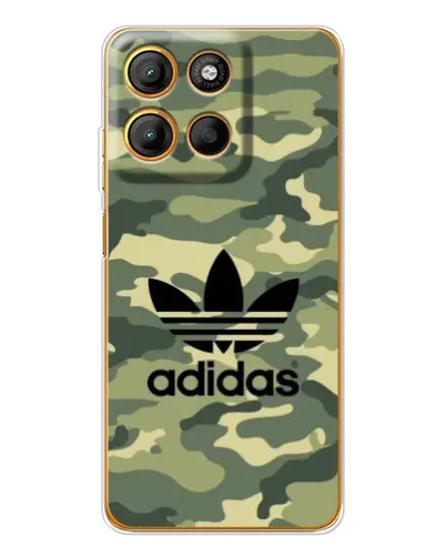 Чехол для Motorola Edge 60 Fusion с картинкой «Милитари стиль Adidas»