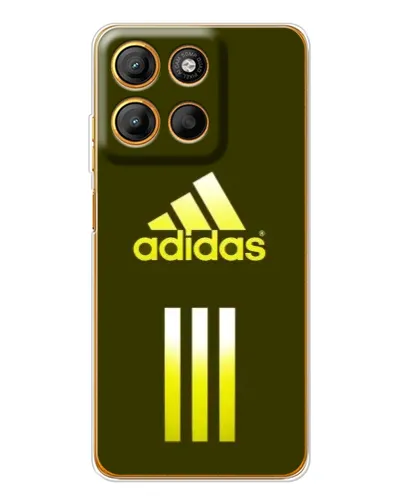 Чехол для Motorola Edge 60 Fusion с картинкой «Оливковый градиент Adidas»