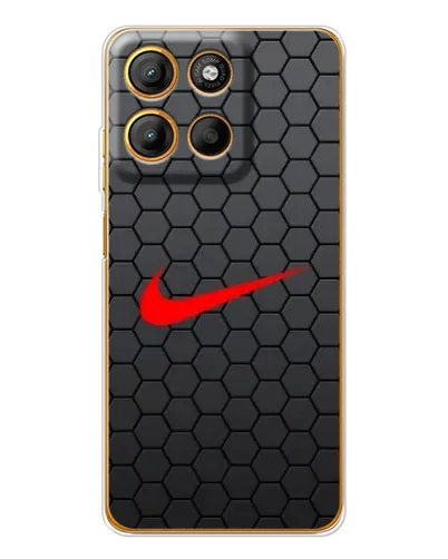 Чехол для Motorola Edge 60 Fusion с картинкой «Nike — карбоновая сетка» Чехол для Motorola Edge 60 Fusion с картинкой «Nike — карбоновая сетка»