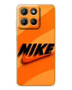 Чехол для Motorola Edge 60 Fusion с картинкой «Оранжевый драйв Nike» Чехол для Motorola Edge 60 Fusion с картинкой «Оранжевый драйв Nike»