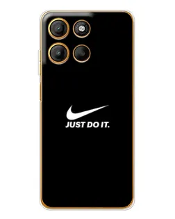 Чехол для Motorola Edge 60 Fusion с картинкой «Минимализм от Nike» Чехол для Motorola Edge 60 Fusion с картинкой «Минимализм от Nike»