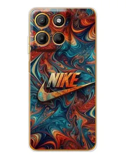 Чехол для Motorola Edge 60 Fusion с картинкой «Nike в абстракции» Чехол для Motorola Edge 60 Fusion с картинкой «Nike в абстракции»