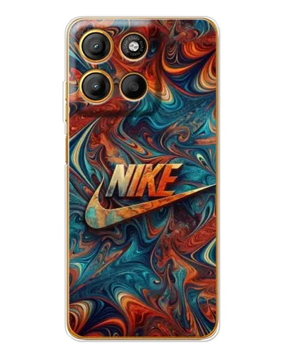 Чехол для Motorola Edge 60 Fusion с картинкой «Nike в абстракции» Чехол для Motorola Edge 60 Fusion с картинкой «Nike в абстракции»