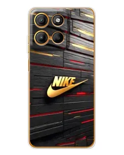 Чехол для Motorola Edge 60 Fusion с картинкой «Золотой Nike на металле» Чехол для Motorola Edge 60 Fusion с картинкой «Золотой Nike на металле»