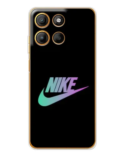 Чехол для Motorola Edge 60 Fusion с картинкой «Nike — городская ночь» Чехол для Motorola Edge 60 Fusion с картинкой «Nike — городская ночь»