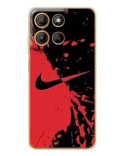 Чехол для Motorola Edge 60 Fusion с картинкой «Красные брызги Nike» Чехол для Motorola Edge 60 Fusion с картинкой «Красные брызги Nike»