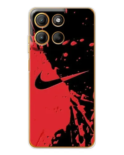 Чехол для Motorola Edge 60 Fusion с картинкой «Красные брызги Nike» Чехол для Motorola Edge 60 Fusion с картинкой «Красные брызги Nike»