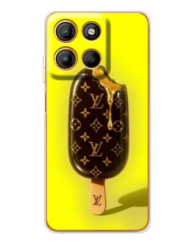 Чехол для Motorola Edge 60 Fusion с картинкой «Мороженое от LV»