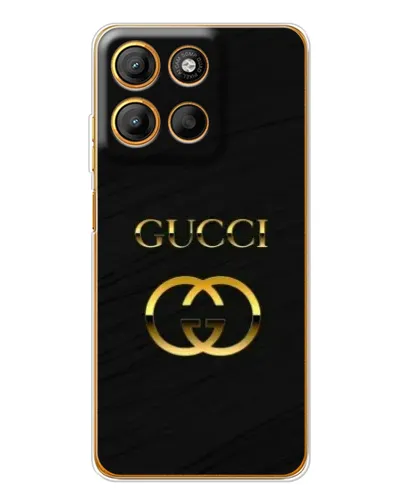 Чехол для Motorola Edge 60 Fusion с картинкой «Золотой логотип Gucci» Чехол для Motorola Edge 60 Fusion с картинкой «Золотой логотип Gucci»