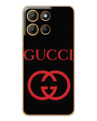 Чехол для Motorola Edge 60 Fusion с картинкой «Gucci — красный логотип» Чехол для Motorola Edge 60 Fusion с картинкой «Gucci — красный логотип»
