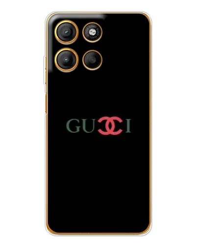 Чехол для Motorola Edge 60 Fusion с картинкой «Gucci — красный градиент» Чехол для Motorola Edge 60 Fusion с картинкой «Gucci — красный градиент»
