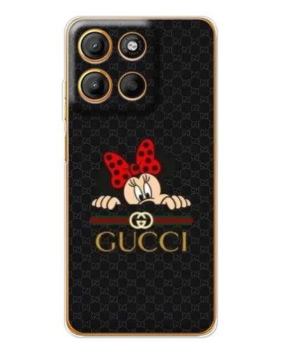Чехол для Motorola Edge 60 Fusion с картинкой «Минни Маус Gucci — черный» Чехол для Motorola Edge 60 Fusion с картинкой «Минни Маус Gucci — черный»